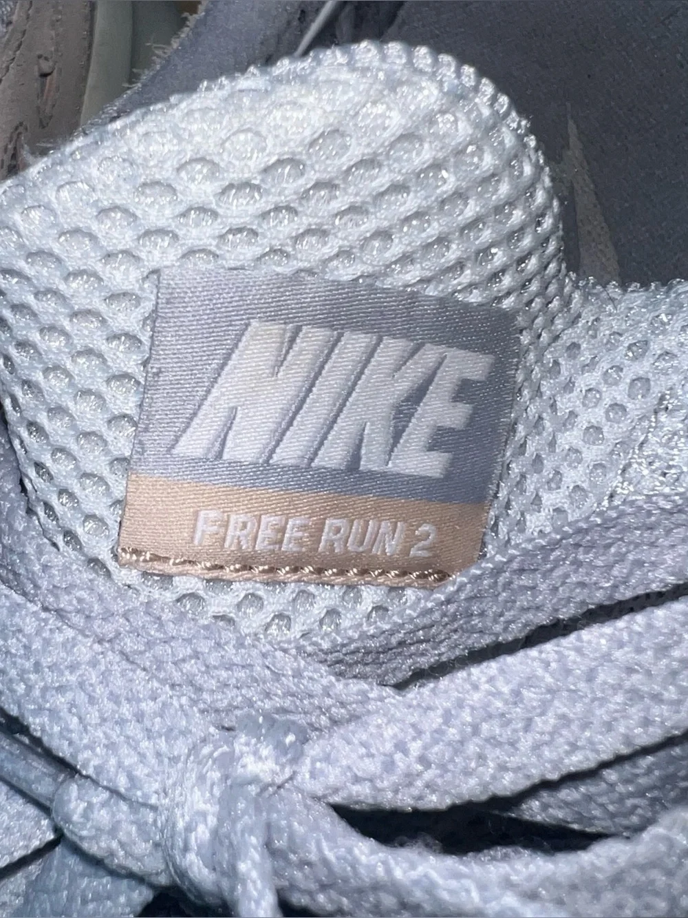 Nike Free Run 2 Mens Size US 10 Wolf Grey Fossil Stone 537732-013